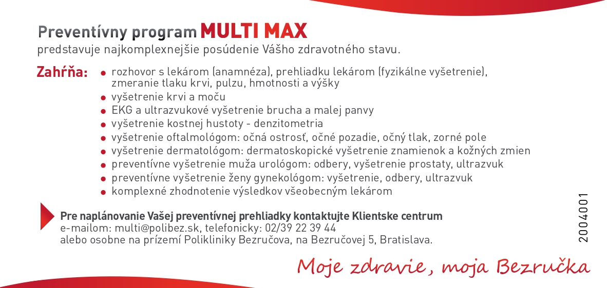 Darčeková poukážka MULTI MAX