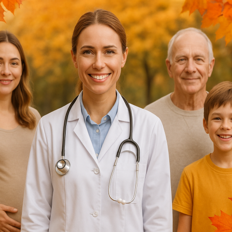 Jesenná akcia: zľava 20% na ročné karty v Centre všeobecného lekárstva, Gynekologickom centre a Pediatrickom centre pre pacientov Polikliniky Bezručova