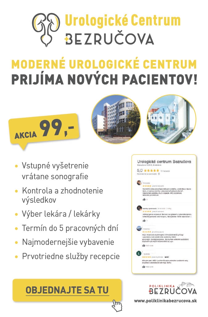 Prijímame nových pacientov - Urologické centrum