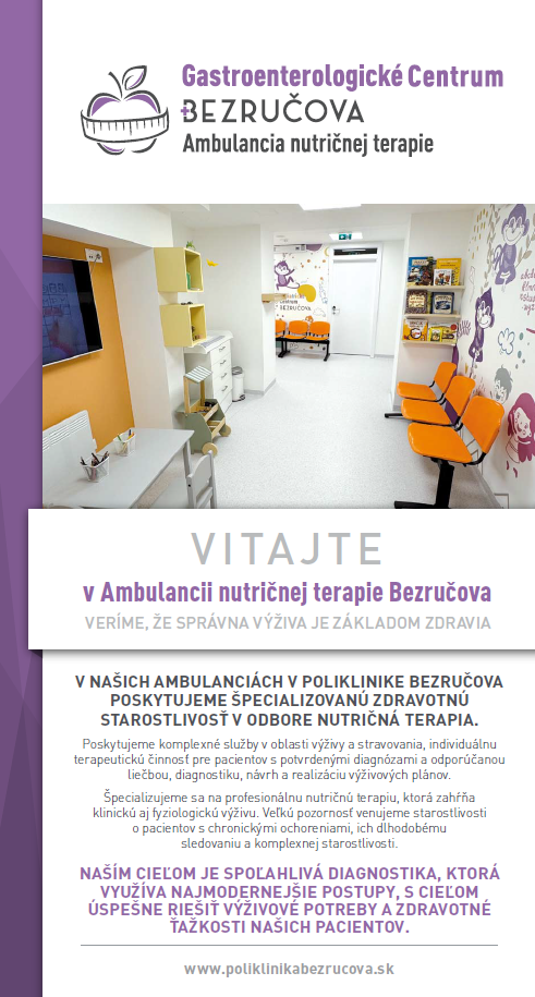 Brožúra - Ambulancia nutričnej terapie
